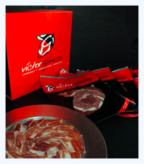 Packaging del producto "Jamón ibérico loncheado"